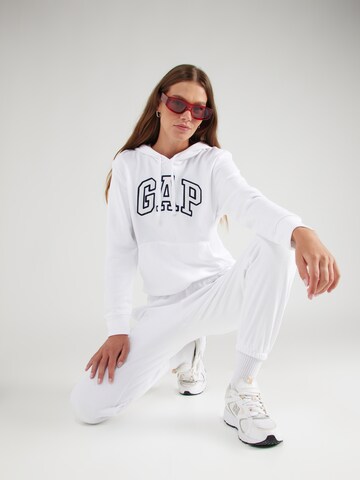 GAP Sweatshirt 'HERITAGE' i hvid