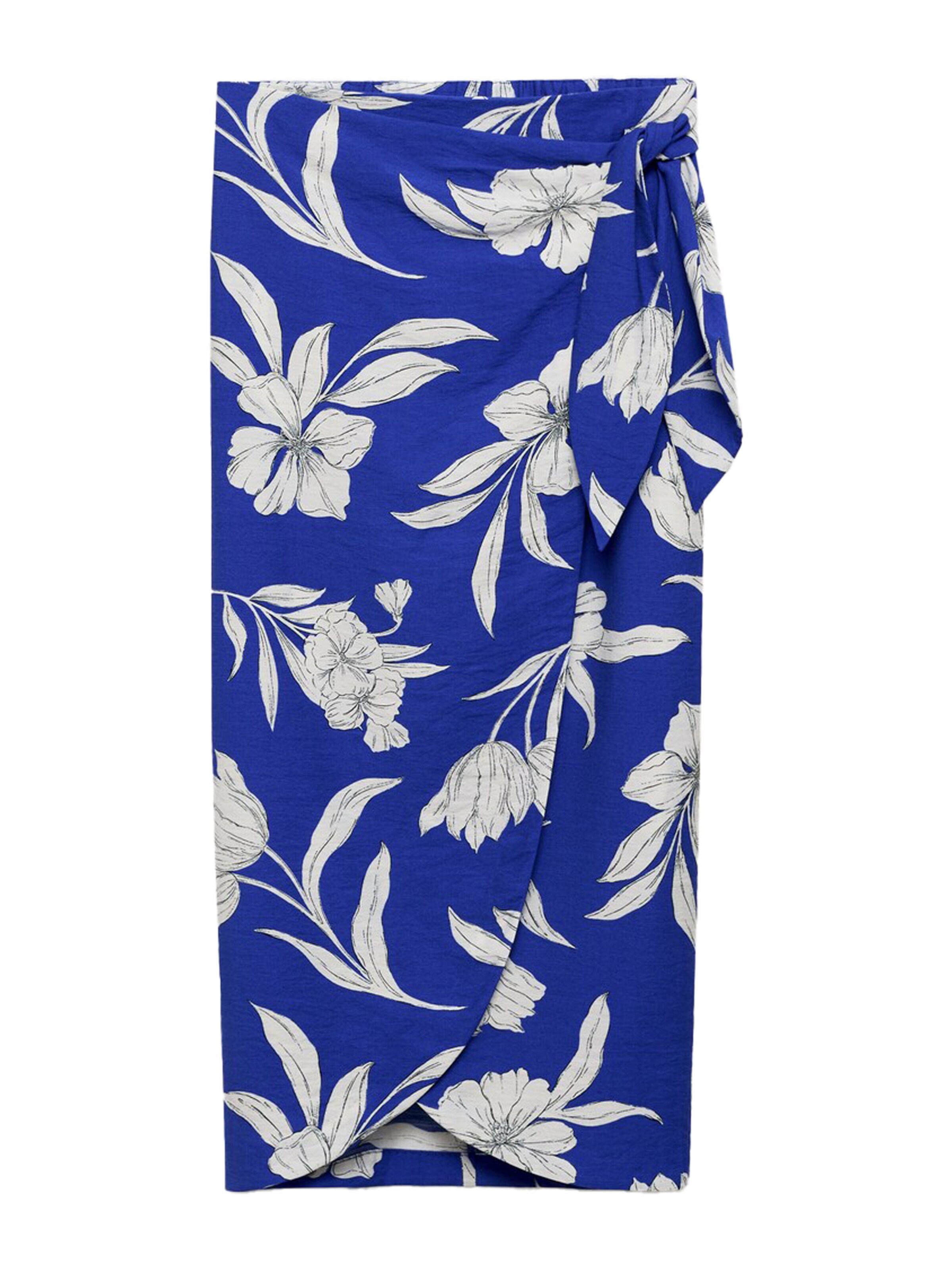 Jupe MANGO en bleu : devant