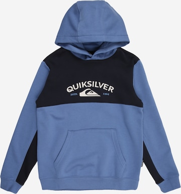 QUIKSILVER Collegepaita 'KNOWLEDGE AREA' värissä sininen: etupuoli