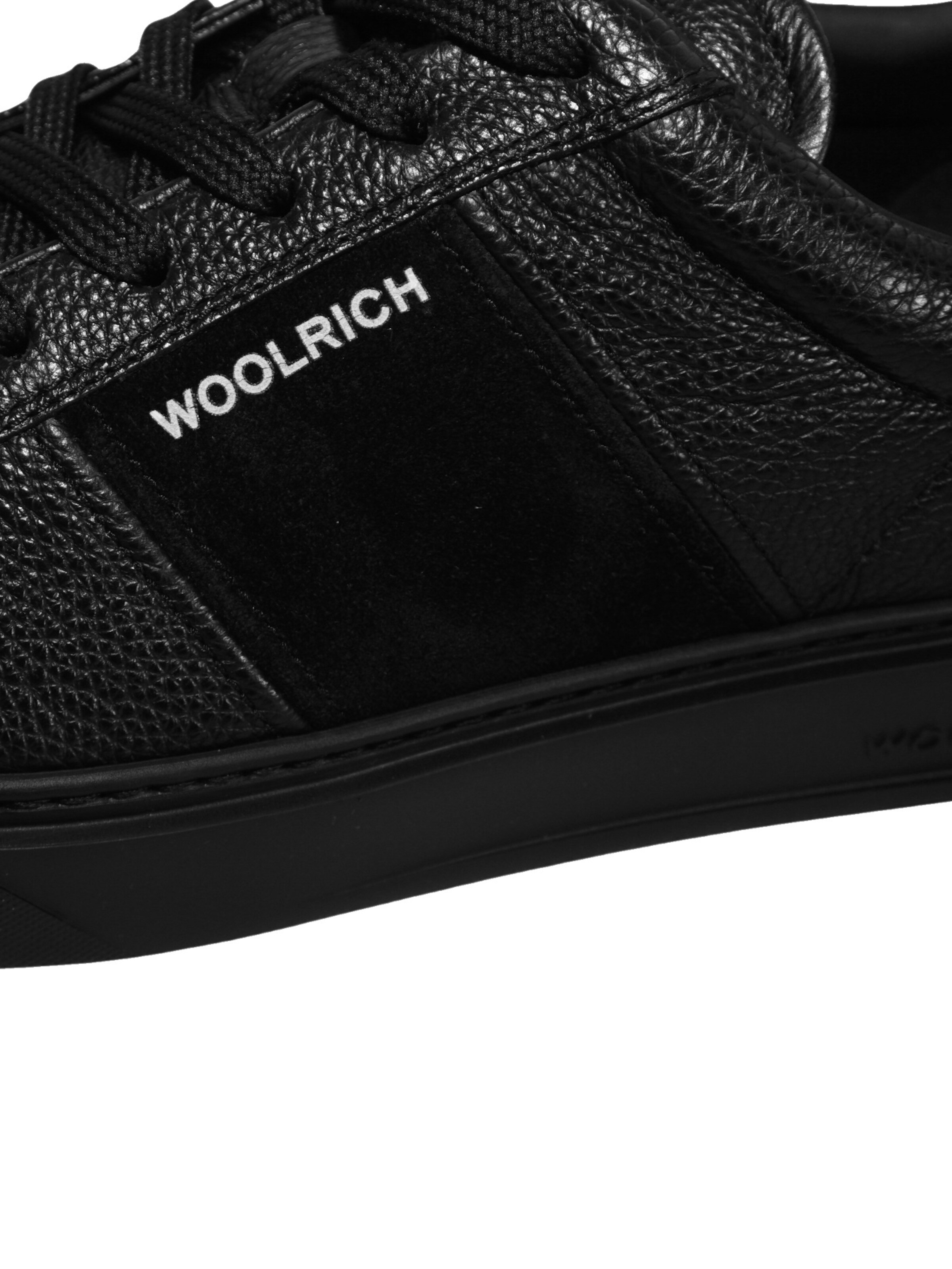 Baskets basses 'Classic Court' Woolrich en noir