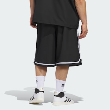 Wide Leg Pantalon 'Basketball Long' ADIDAS ORIGINALS en noir