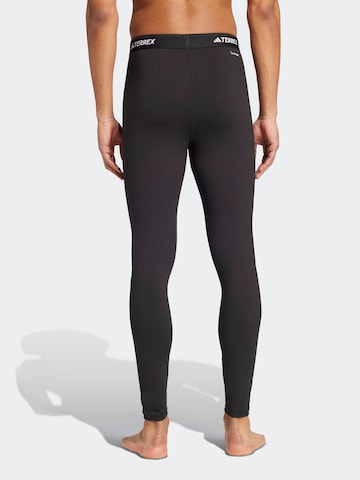 Coupe slim Sous-vêtements de sport ADIDAS TERREX en noir