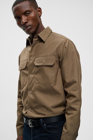 Matinique - Regular Fit Camisa em castanho