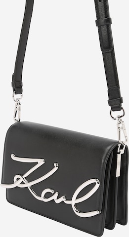 Karl Lagerfeld Crossbody Bag in Grey: front