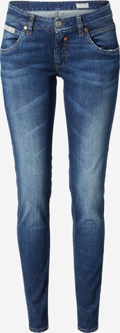 Skinny Jeans de la Herrlicher pe albastru: față