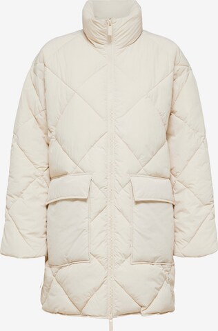 Selected Femme Curve Winter Coat 'Heidi' in White: front