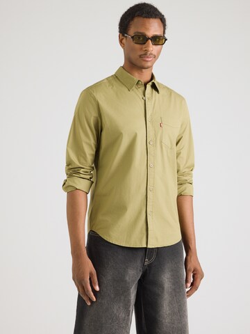 LEVI'S ® Regular Fit Paita 'Classic' värissä vihreä: etupuoli