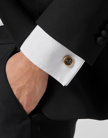 Boutons de manchette 'Hexagon' Philipp Plein Jewellery en argent