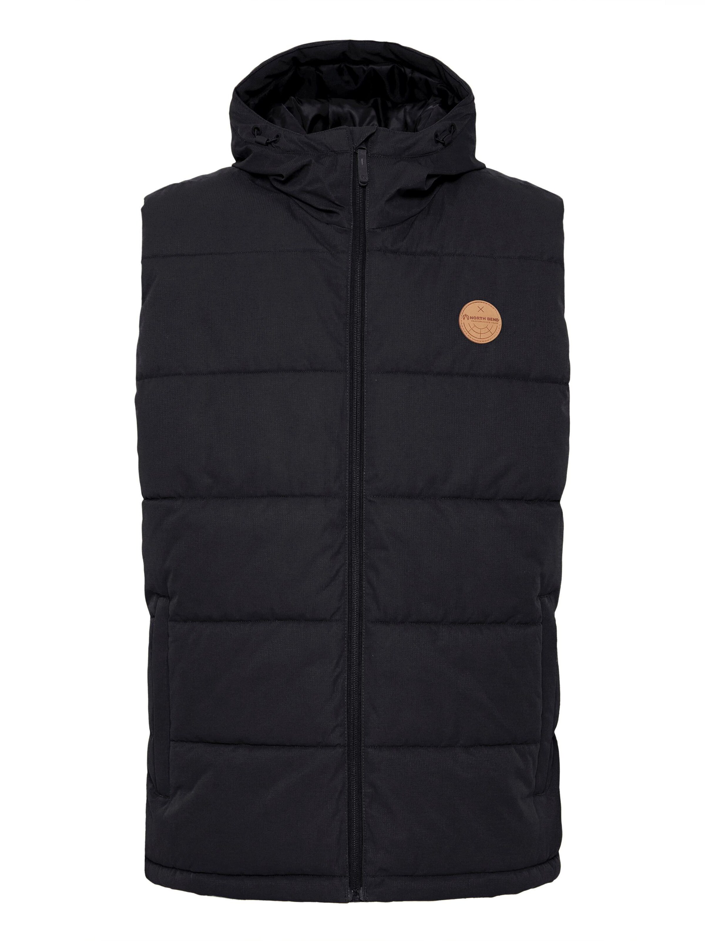 Gilet sportivo 'Elias' di North Bend in nero: frontale