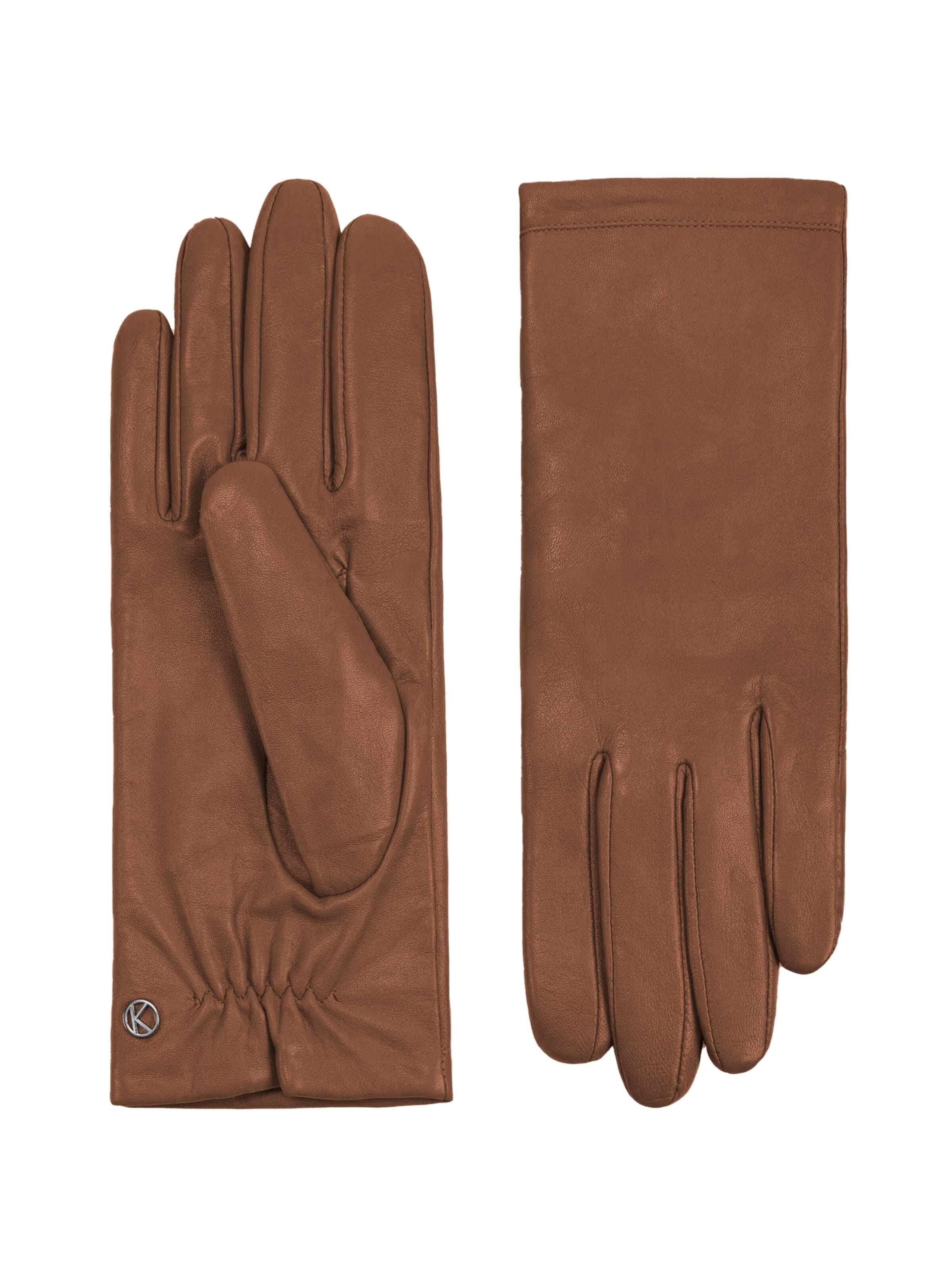 KESSLER Full Finger Gloves in Brown