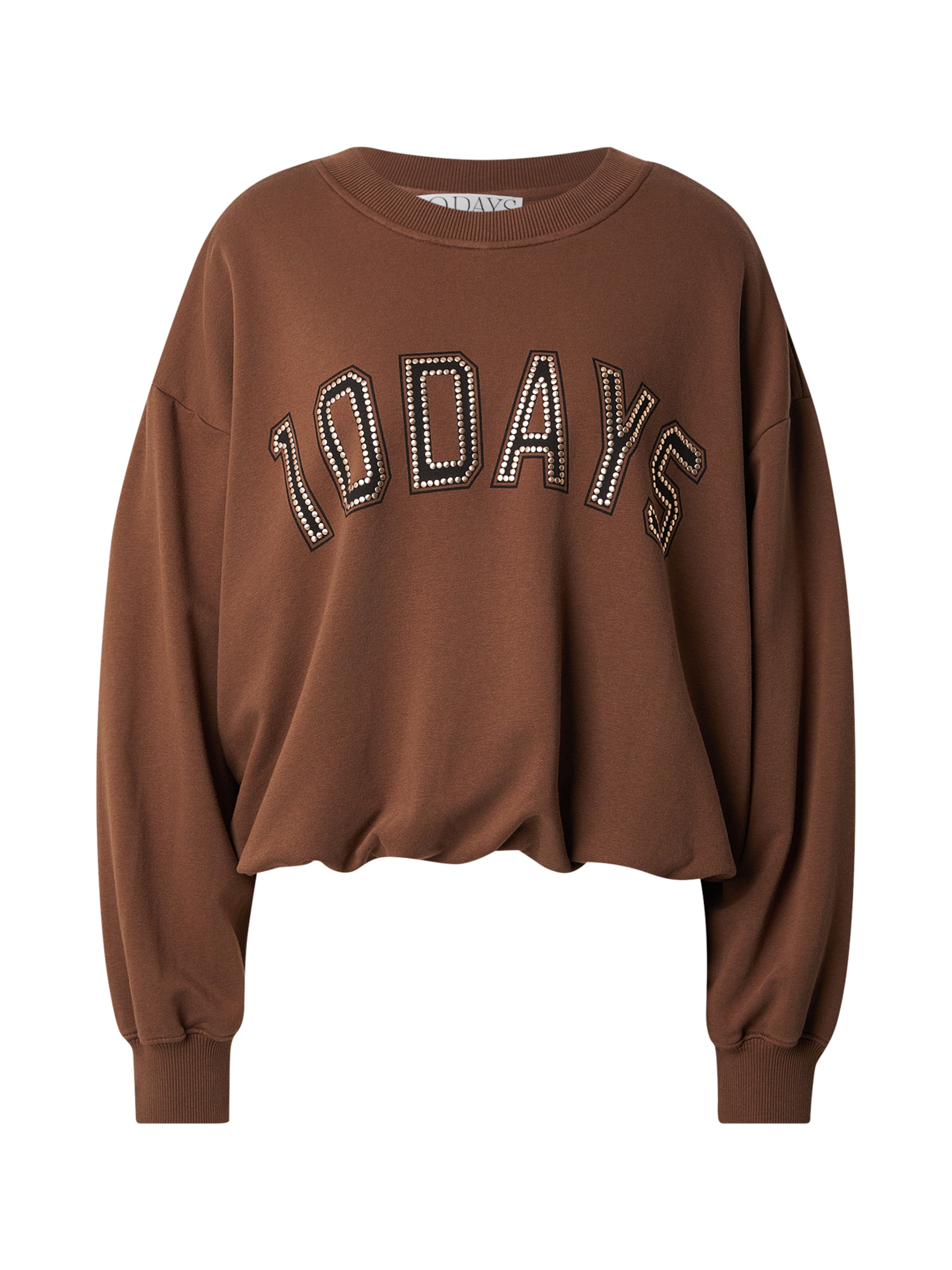 10Days Суичър в кафяво: отпред