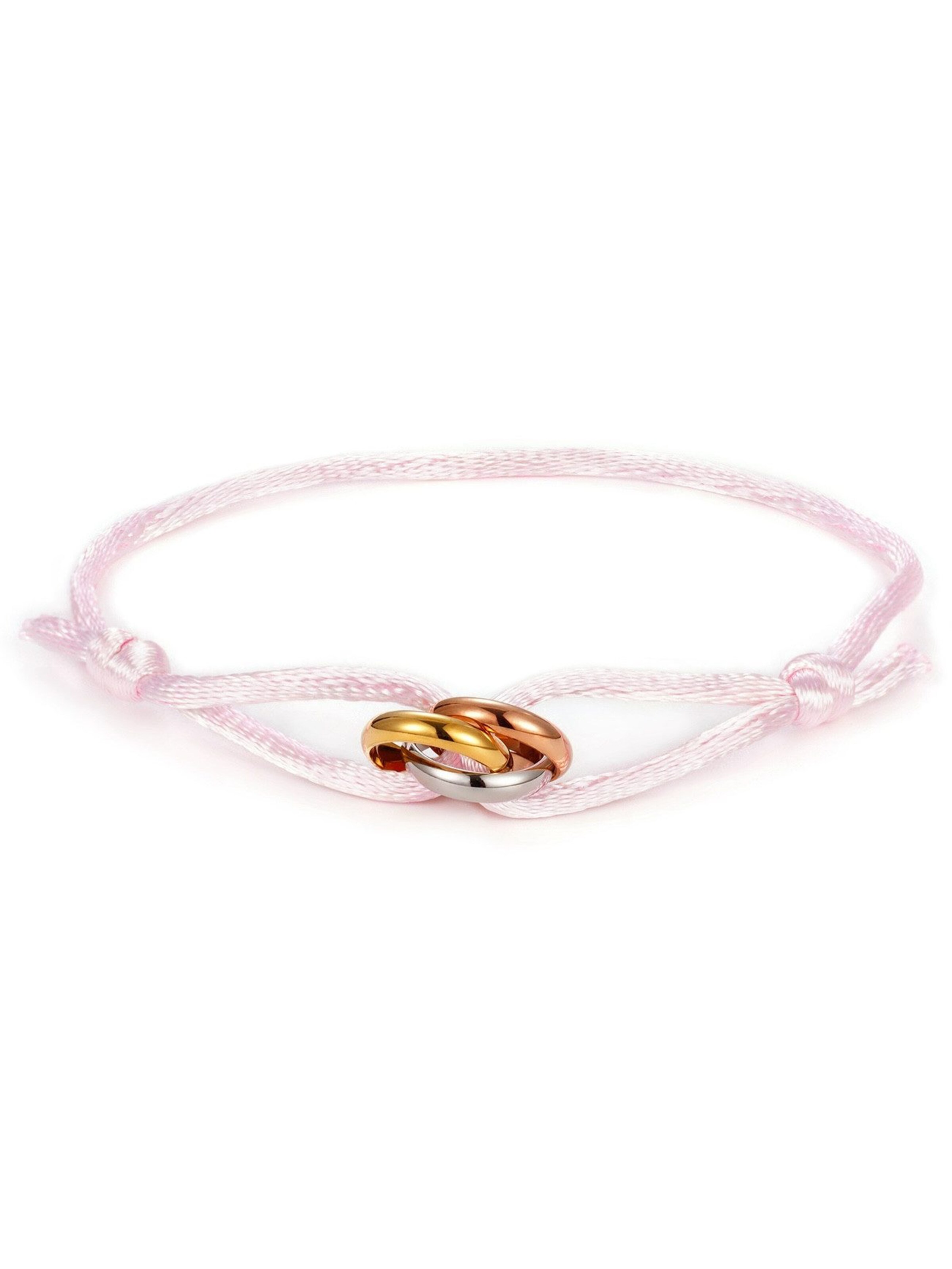Kim Johanson Bracelet 'Tricolor' in Pink: front