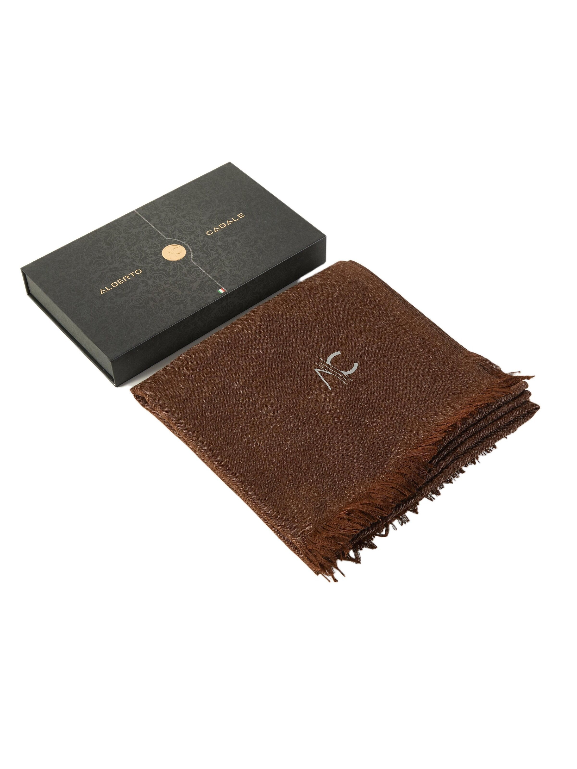alberto cabale Scarf 'Everydays' in Brown