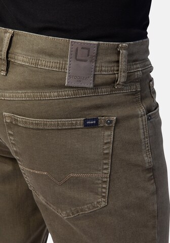 Stooker Men Regular Jeans 'Frisco' in Grün
