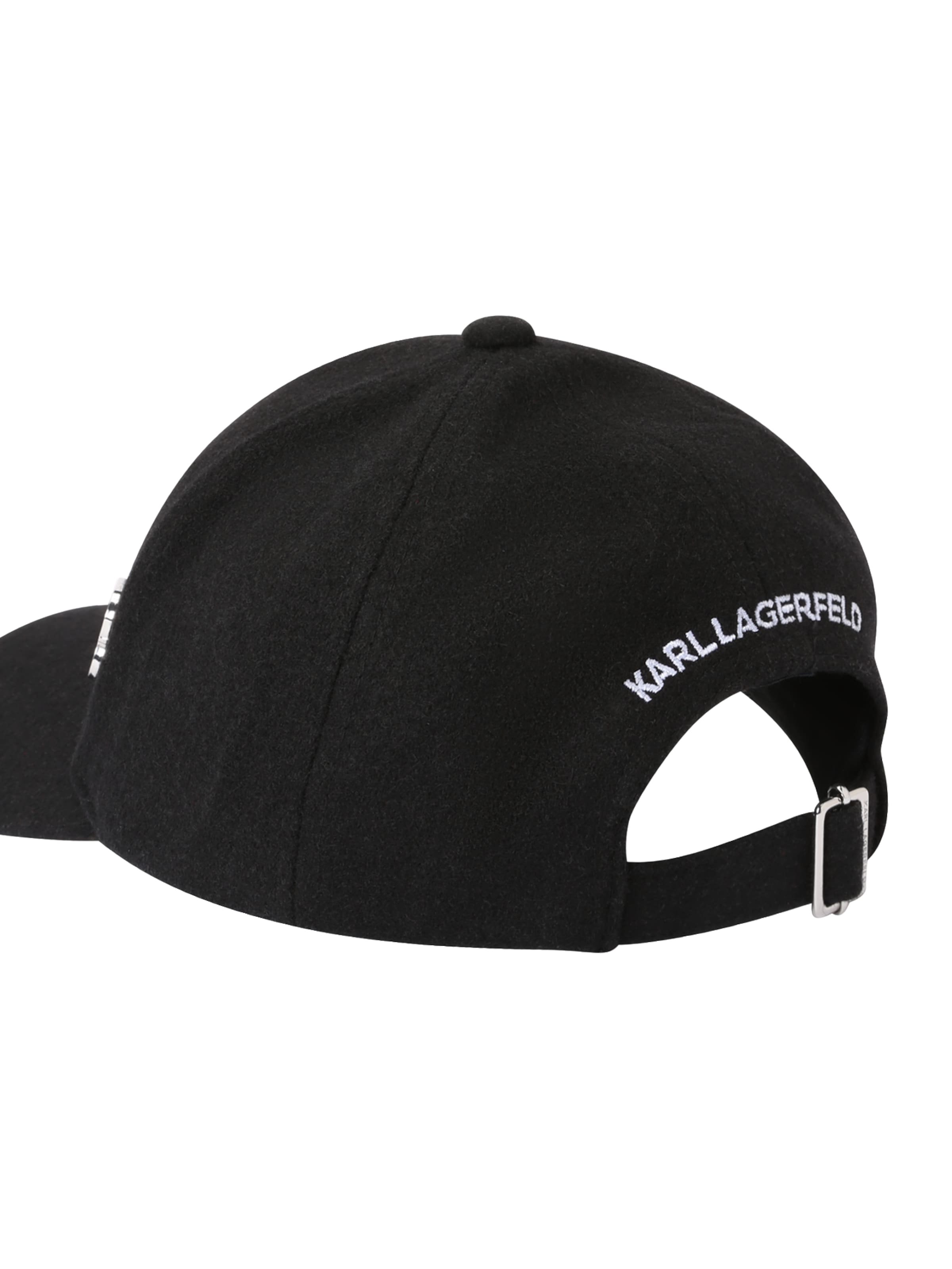 Karl Lagerfeld Cap 'Ikonik 2.0' in Black