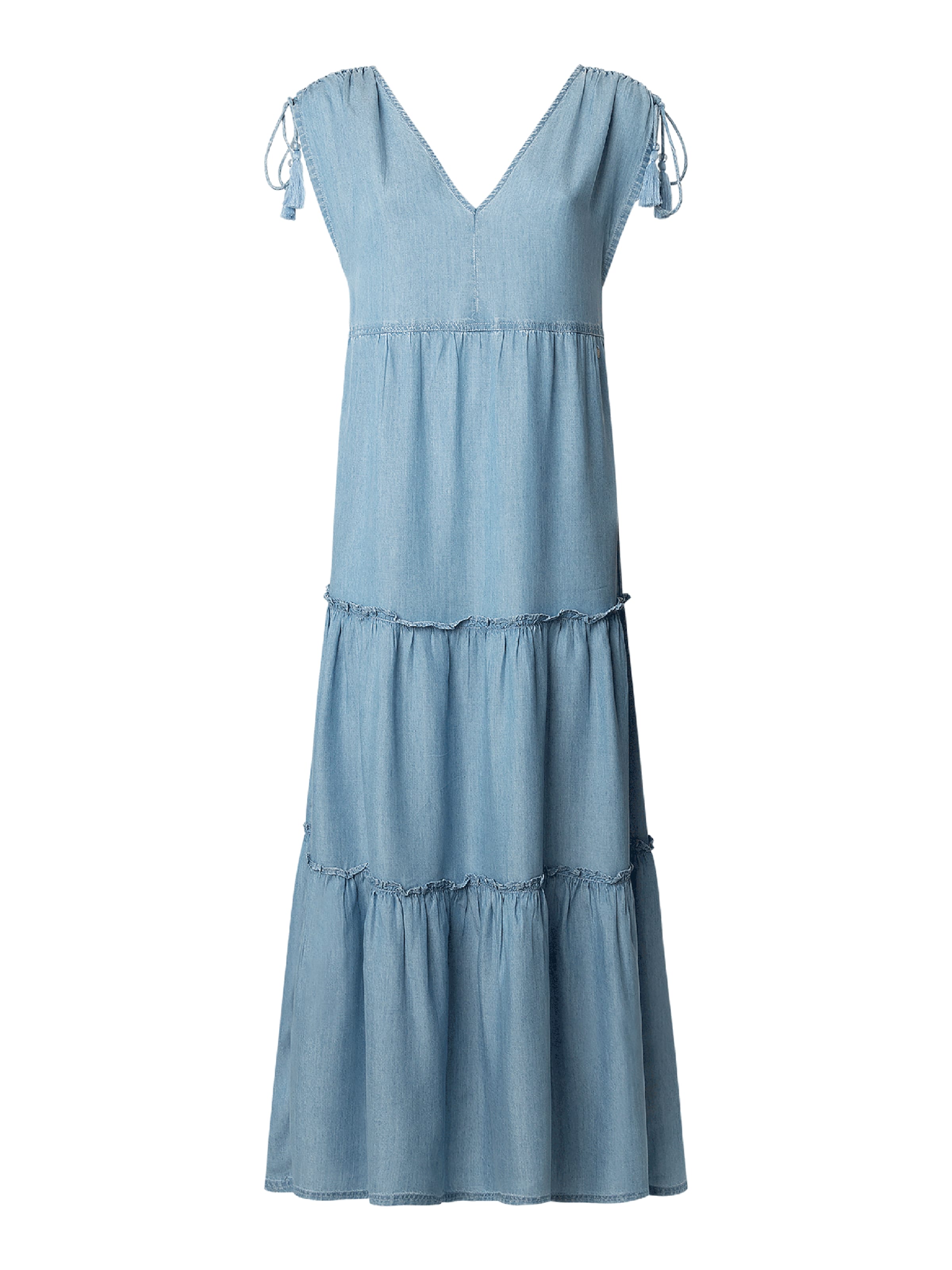 Pepe Jeans Letní šaty 'Effie' – modrá: přední strana