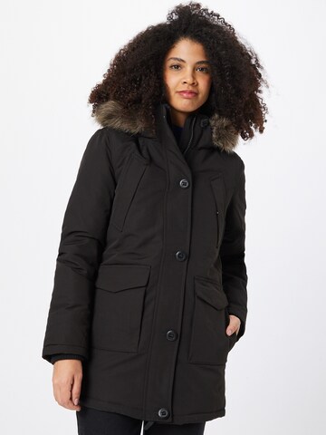 Superdry Parka 'Everest' in Schwarz: predná strana