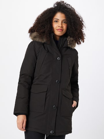 Veste d’hiver 'Everest' Superdry en noir : devant