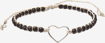 Bracelet Samapura Jewelry en noir : devant