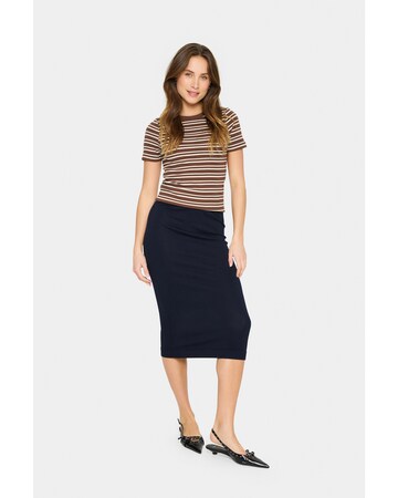 SAINT TROPEZ Rok 'Mila' in Blauw: voorkant