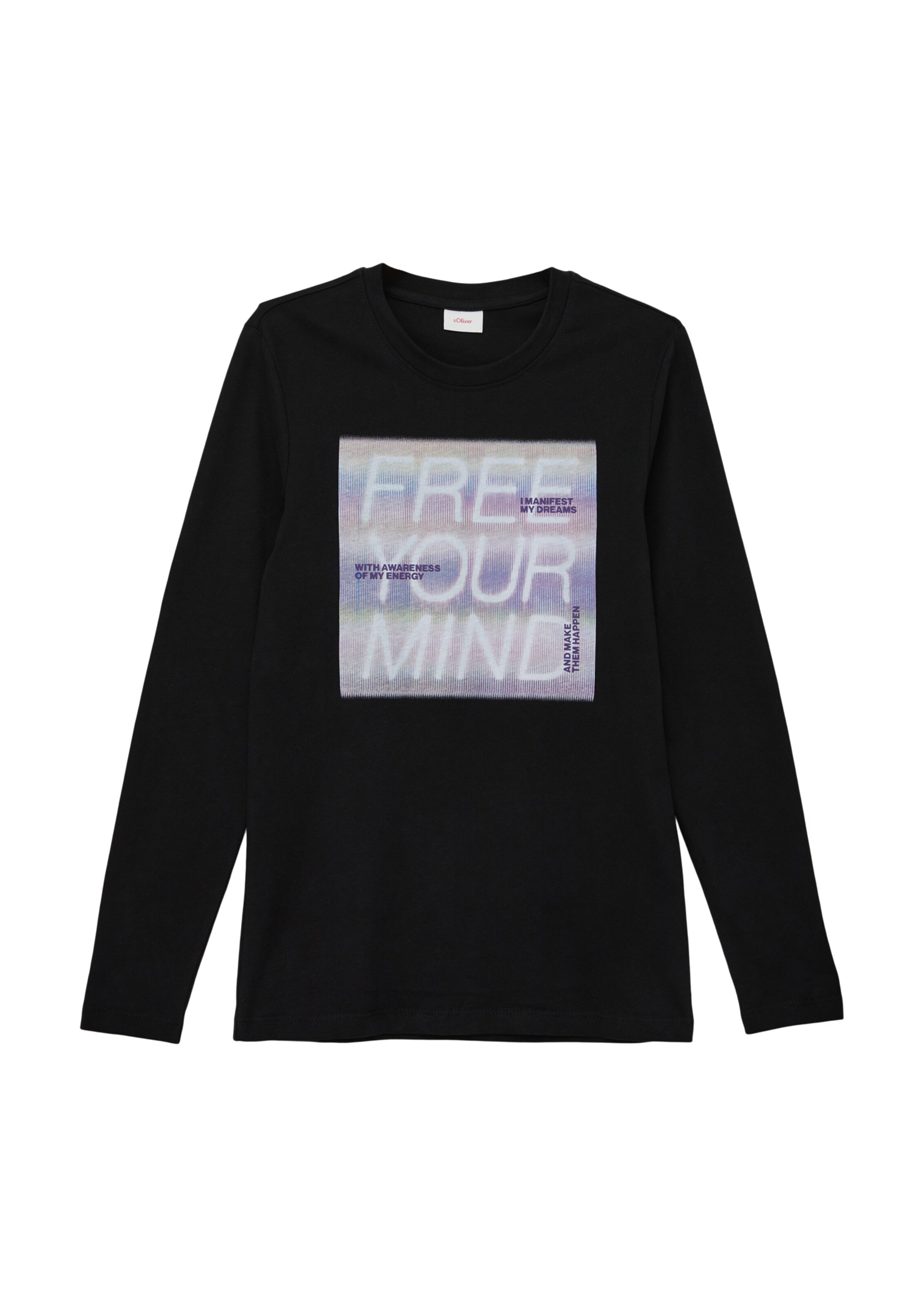 T-Shirt s.Oliver en noir : devant