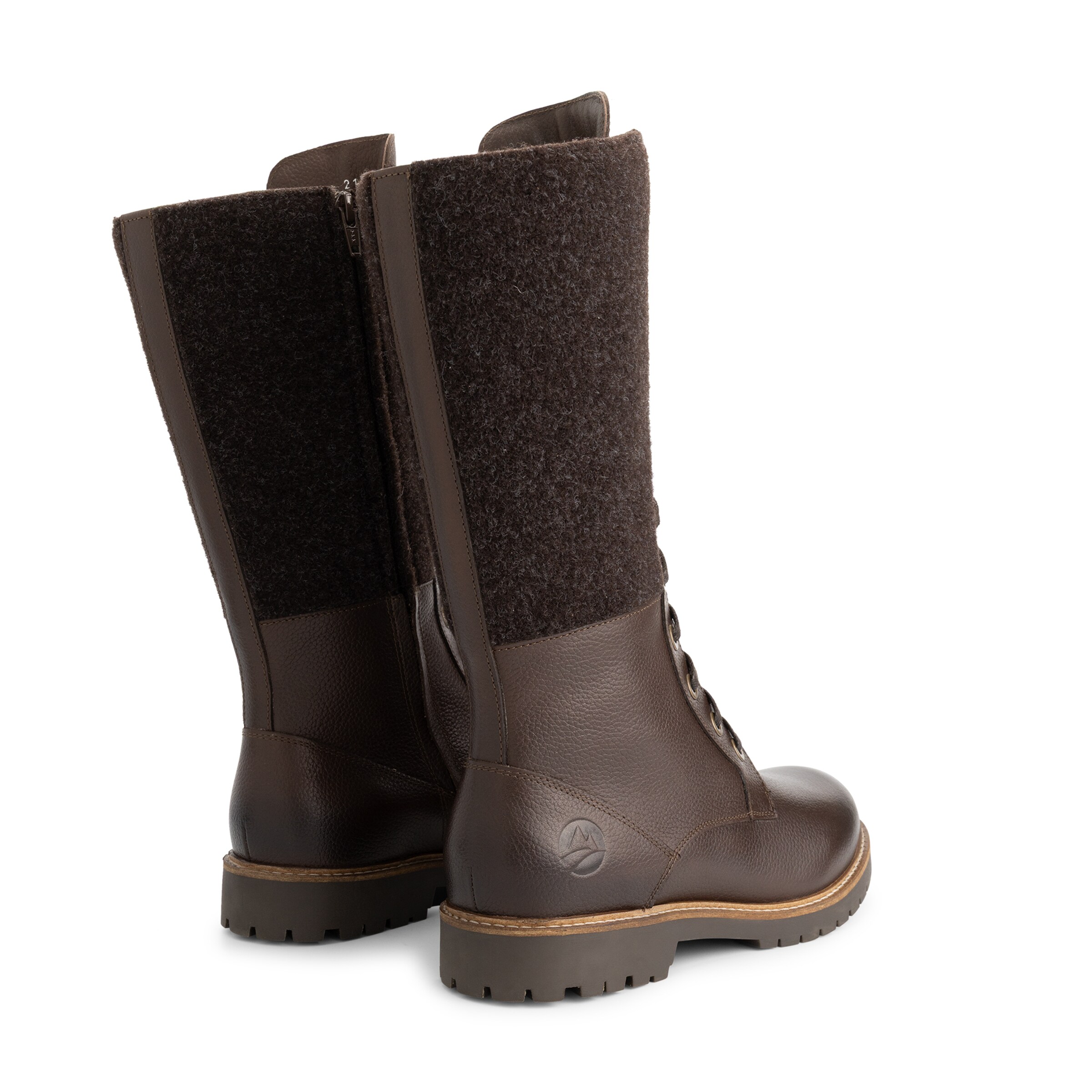 Bottes à lacets 'Struve' Travelin en marron