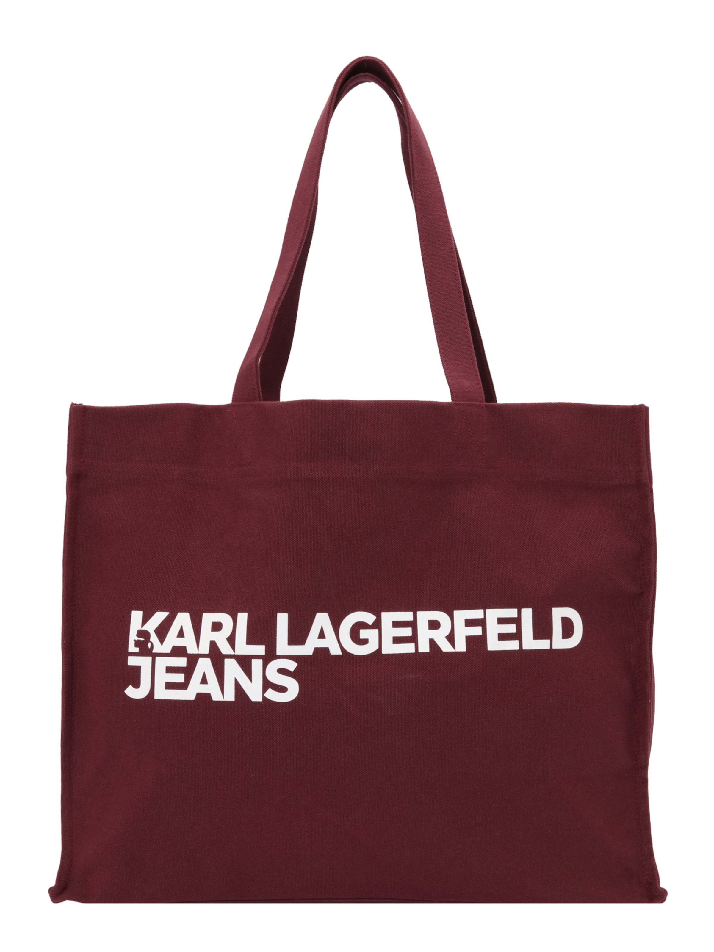 KARL LAGERFELD JEANSShopper torba - crvena boja: prednji dio