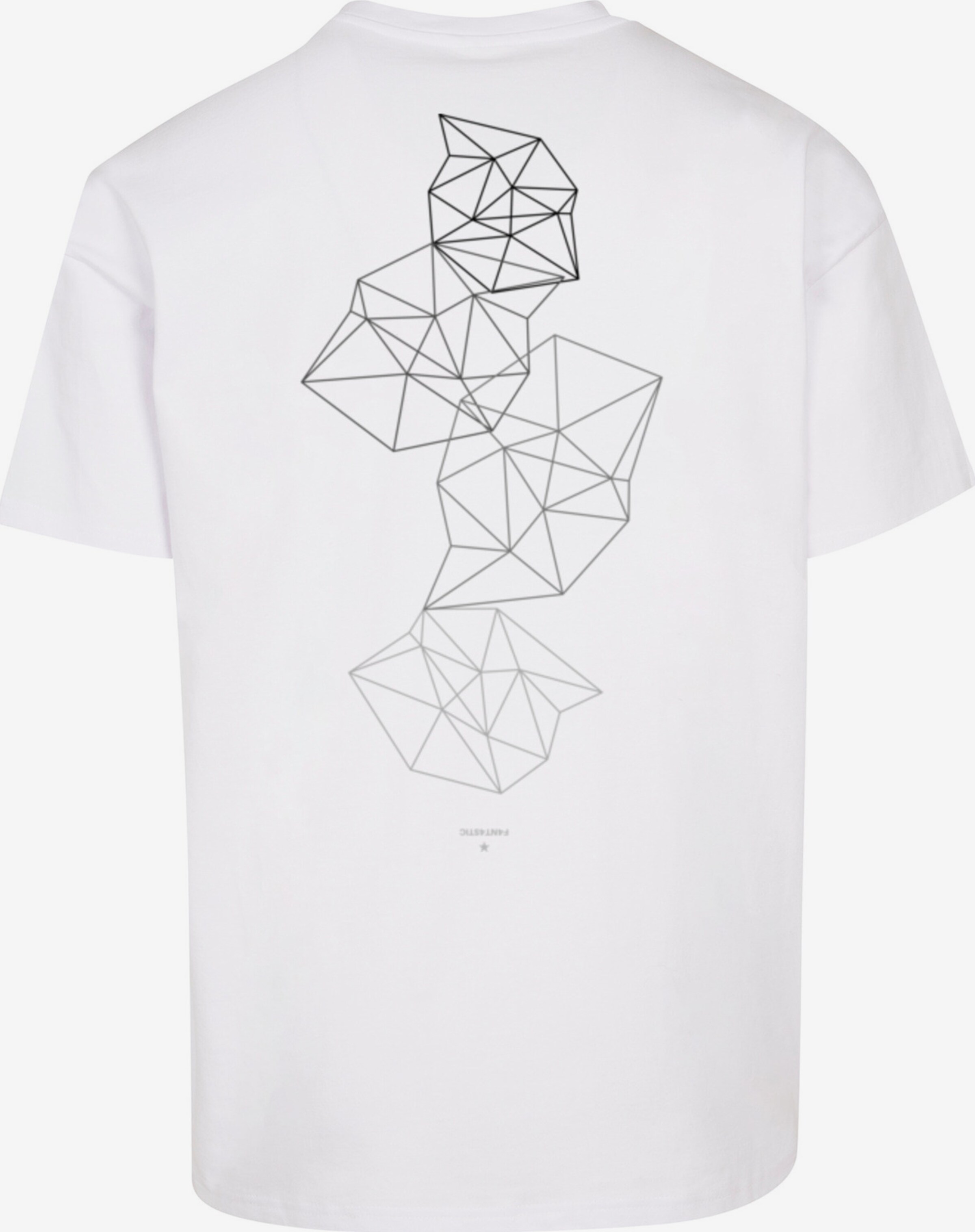 F4NT4STIC Shirt 'Geometric Abstract' in White | ABOUT YOU