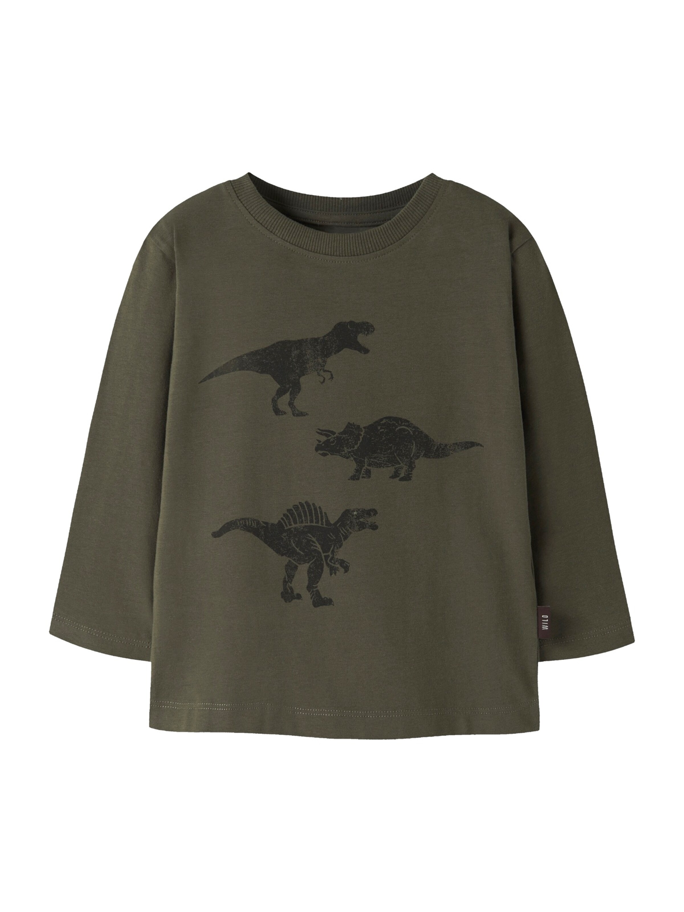 Tricou 'NMMRIMA' de la NAME IT pe verde: față