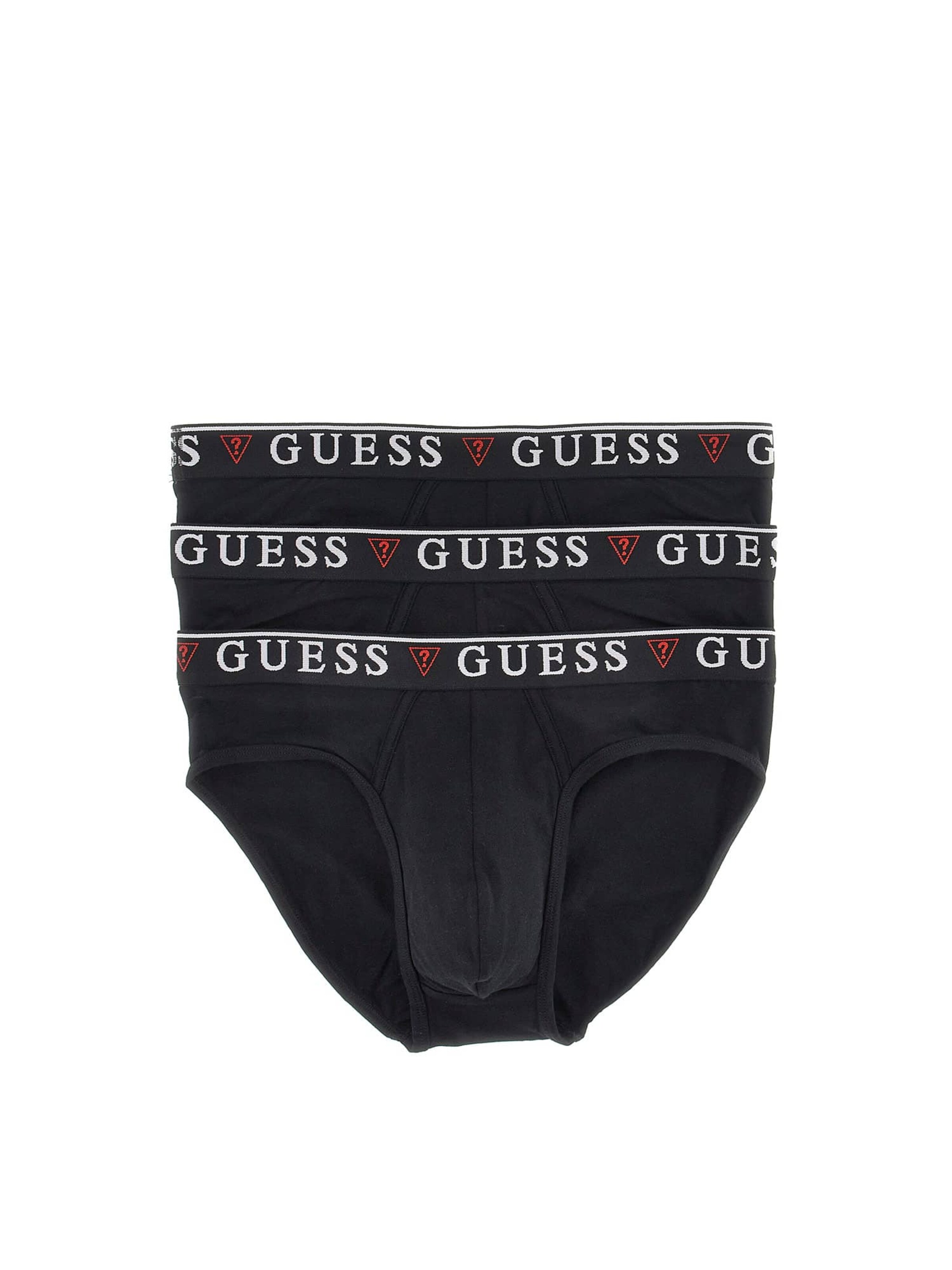 GUESS Slip 'BRIAN HERO' in Schwarz: Vorderseite