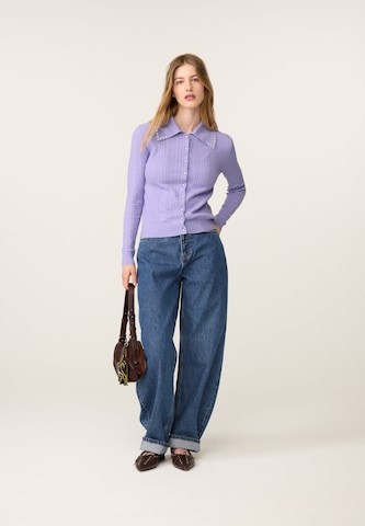 Fabienne Chapot Gebreid vest in Lila