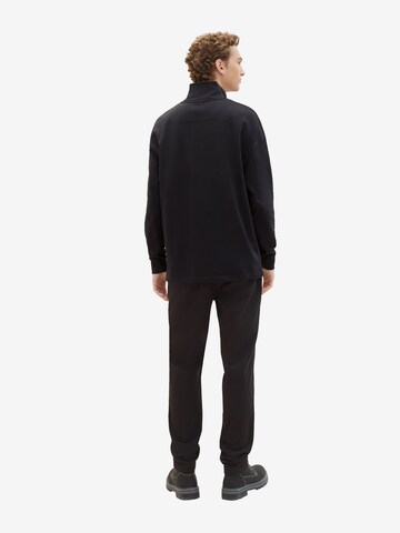 TOM TAILOR DENIM Regular Chino Pants in Black