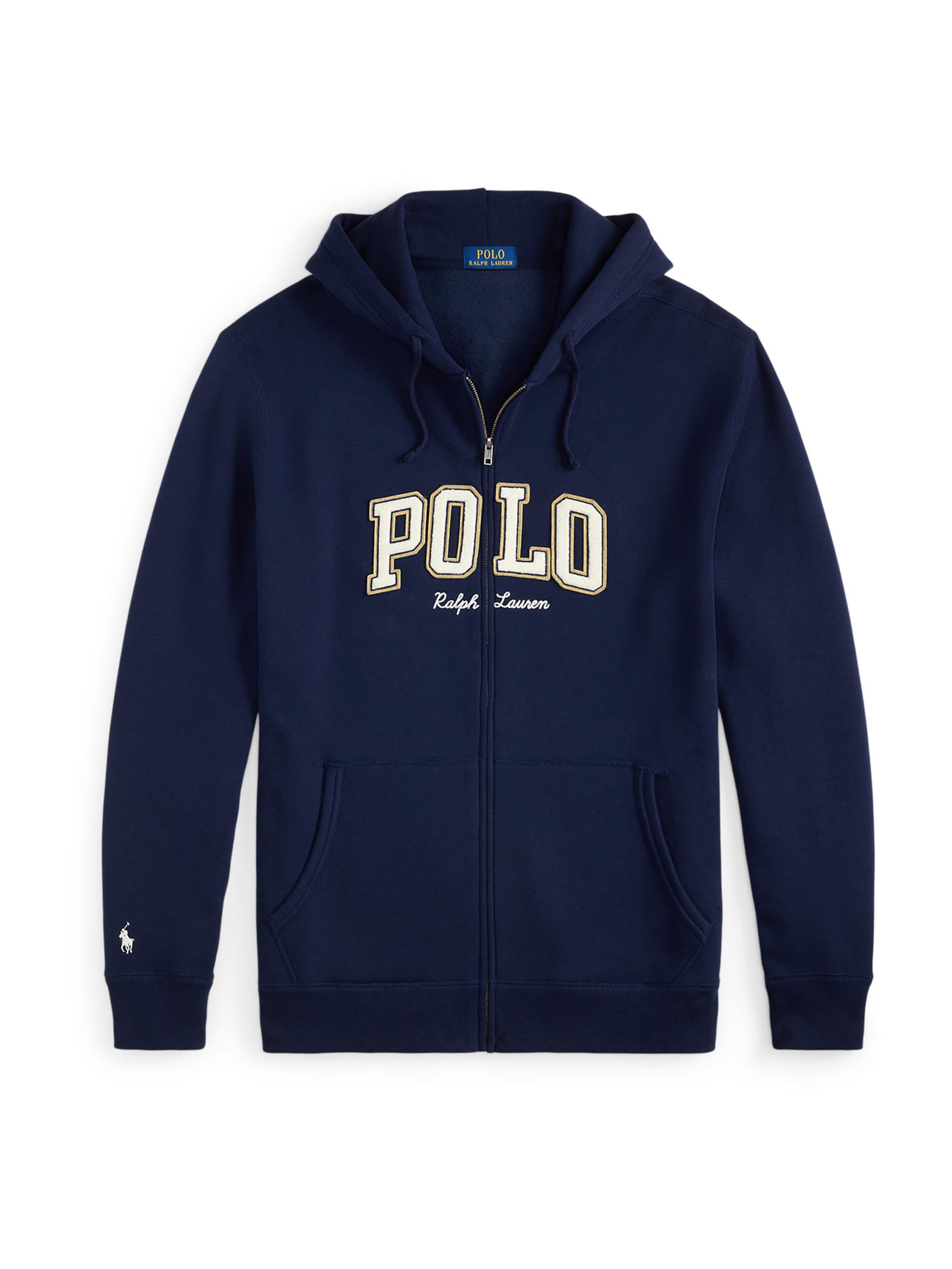 Polo Ralph Lauren Big & Tall Кофта на молнии в Синий: спереди