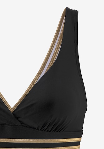 LASCANA Triangle Swimsuit in Black