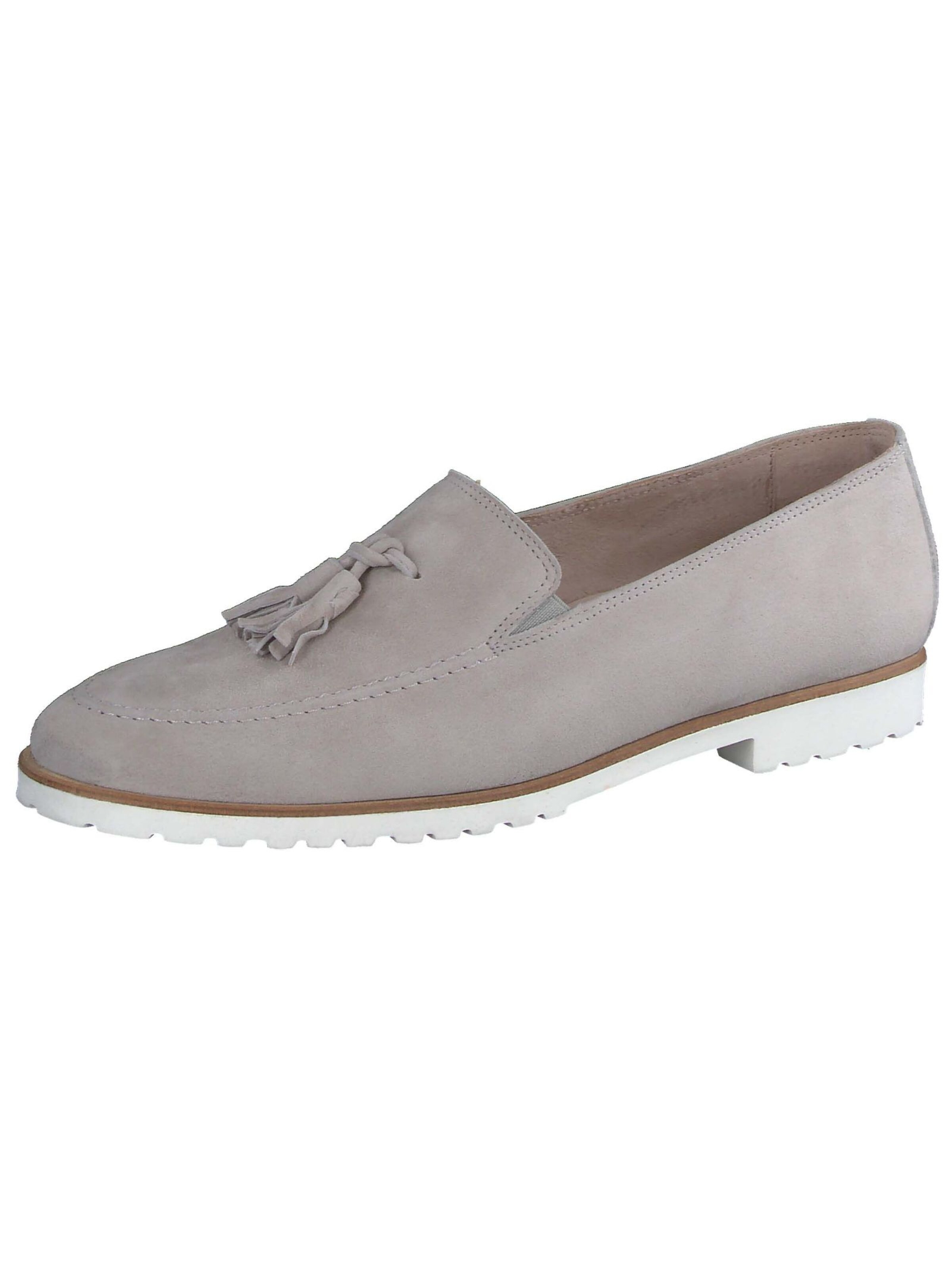 Paul Green Classic Flats in Grey: front