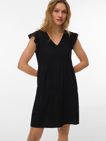 VERO MODA Jurk 'VMMYMILO' in Zwart: voorkant