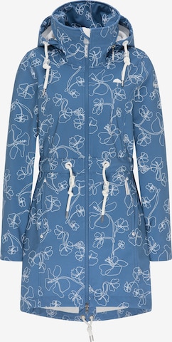 Schmuddelwedda Raincoat in Blue: front