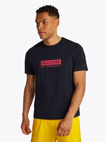 TOMMY HILFIGER Футболка в Синий: спереди