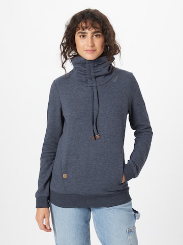 Ragwear Sweatshirt 'IRRA' in Blue: front