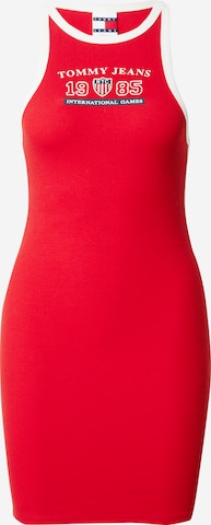 Tommy Jeans - Vestido 'ARCHIVE GAMES' en rojo: frente