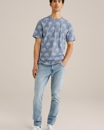 T-Shirt WE Fashion en bleu
