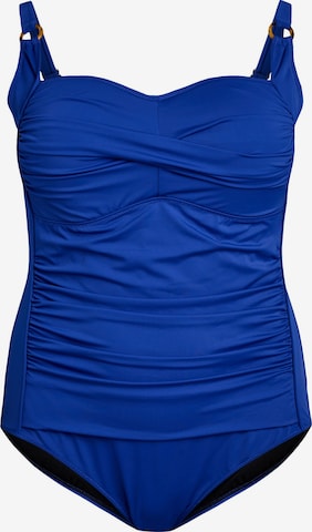 Maillot de bain 'CASDENIA' Swim by Zizzi en bleu : devant
