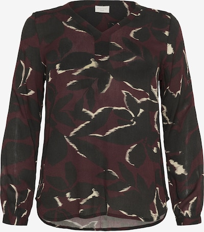 KAFFE CURVE Bluza 'KCAmi' u ljubičasta / crna / bijela, Pregled proizvoda