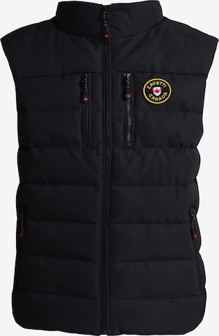 Gilet 'Oshawa 3.0' Zavetti Canada en noir : devant