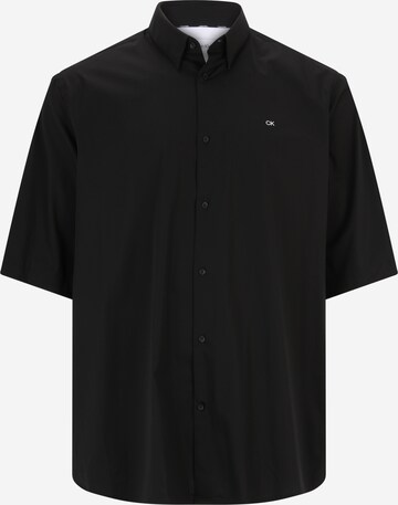 Regular fit Camicia di Calvin Klein Big & Tall in nero: frontale