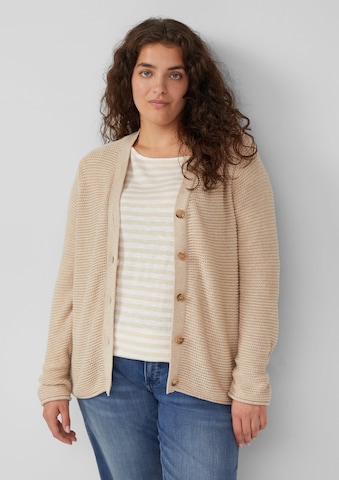 Cardigan s.Oliver en beige : devant