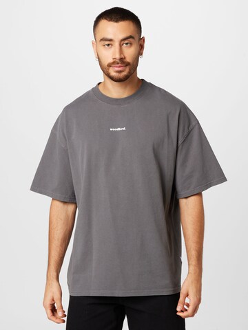 Woodbird Shirt 'Bose' in Grey: front