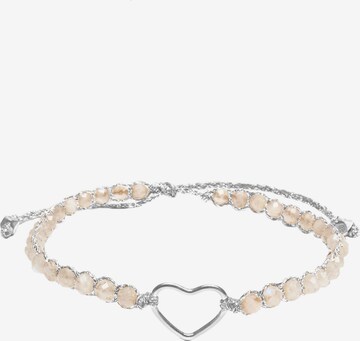 Bracelet Samapura Jewelry en blanc : devant