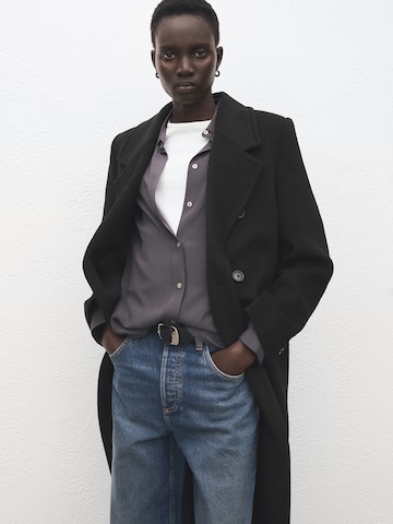 MANGO Mantel 'EYE' in Schwarz