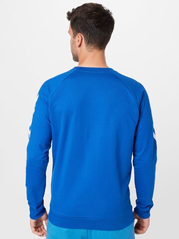 Hummel Sportsweatshirt in Blauw